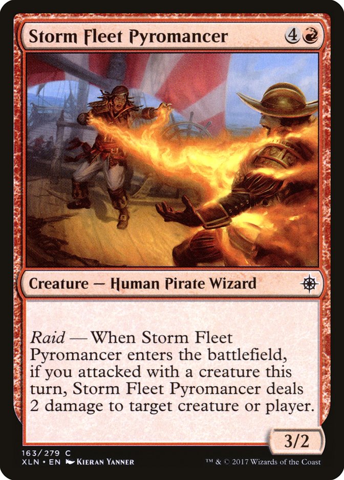 Storm Fleet Pyromancer [Ixalan] (163)