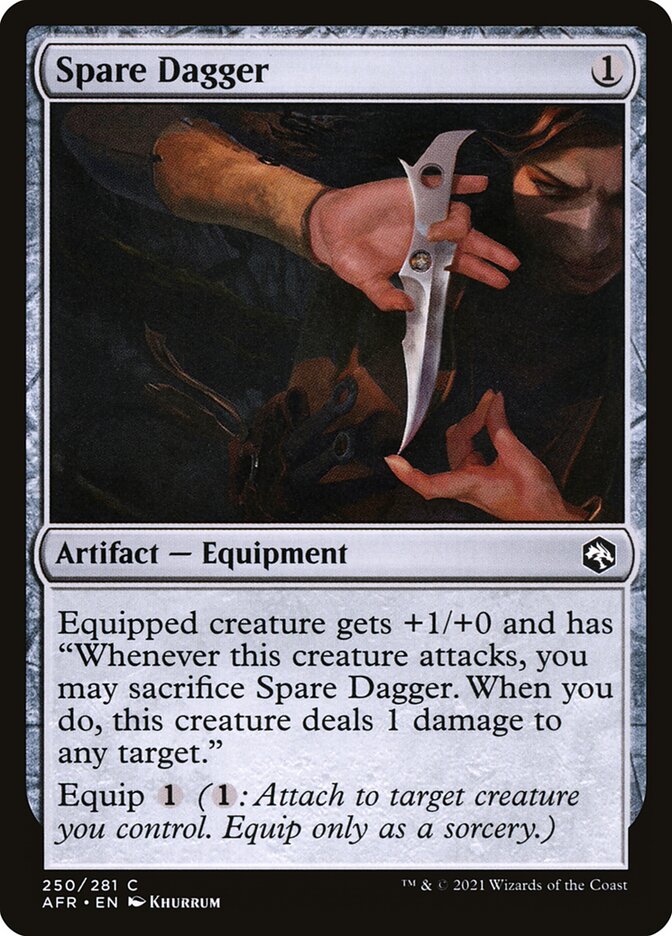 Spare Dagger [Adventures in the Forgotten Realms] (250)