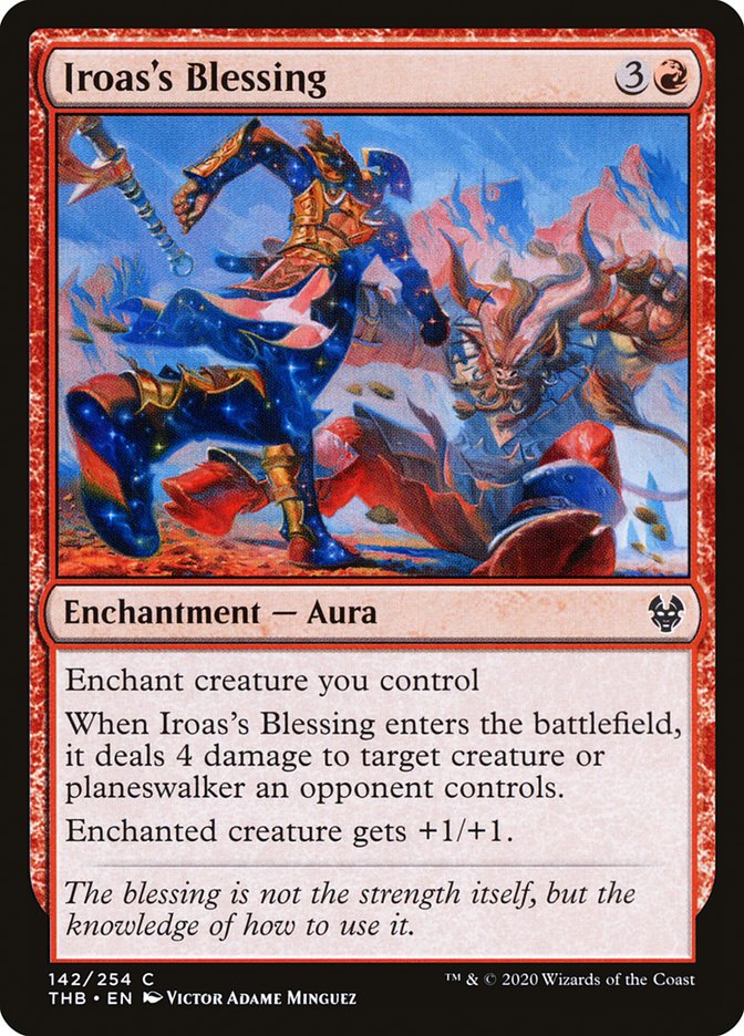 Iroas's Blessing [Theros Beyond Death] (142)