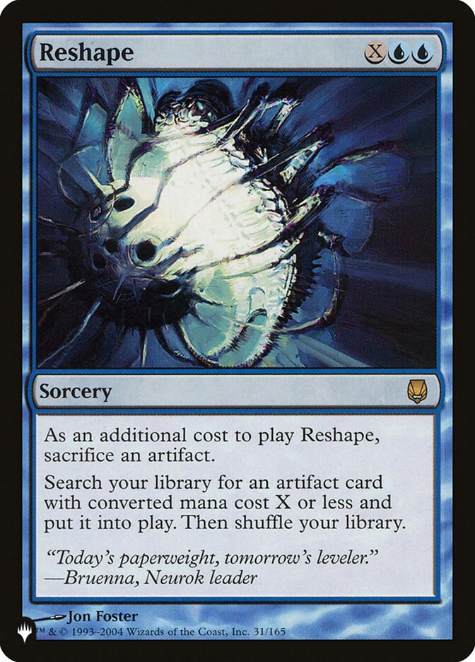 Reshape [The List] (DST-31)