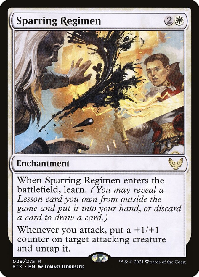 Sparring Regimen [Strixhaven: School of Mages] (29)