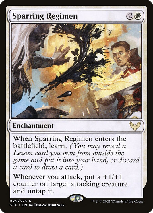 Sparring Regimen [Strixhaven: School of Mages] (29)