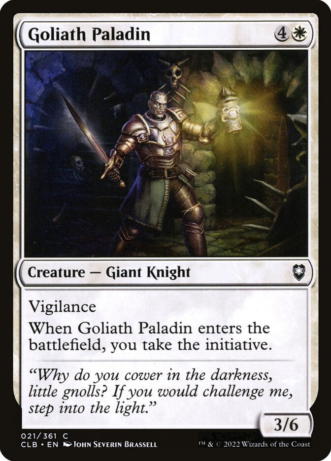 Goliath Paladin [Commander Legends: Battle for Baldur's Gate] (21)