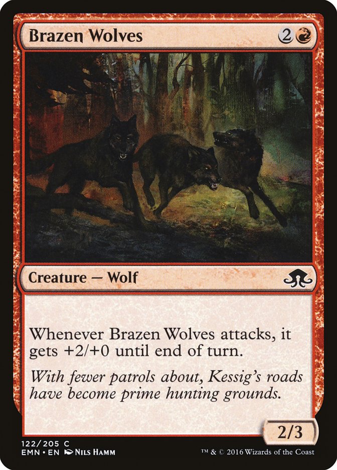 Brazen Wolves [Eldritch Moon] (122)