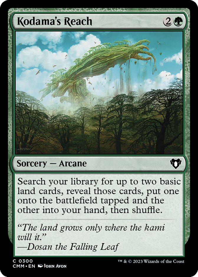Kodama's Reach [Commander Masters] (300)