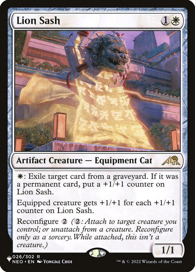 Lion Sash [The List] (NEO-26)