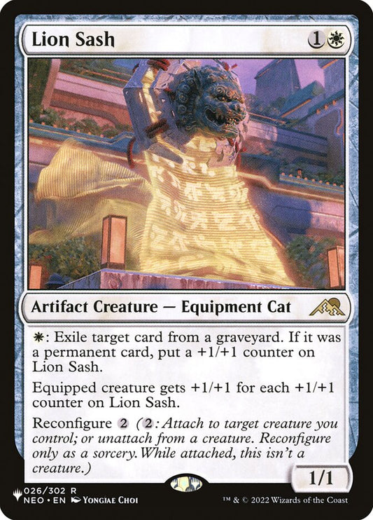Lion Sash [The List] (NEO-26)