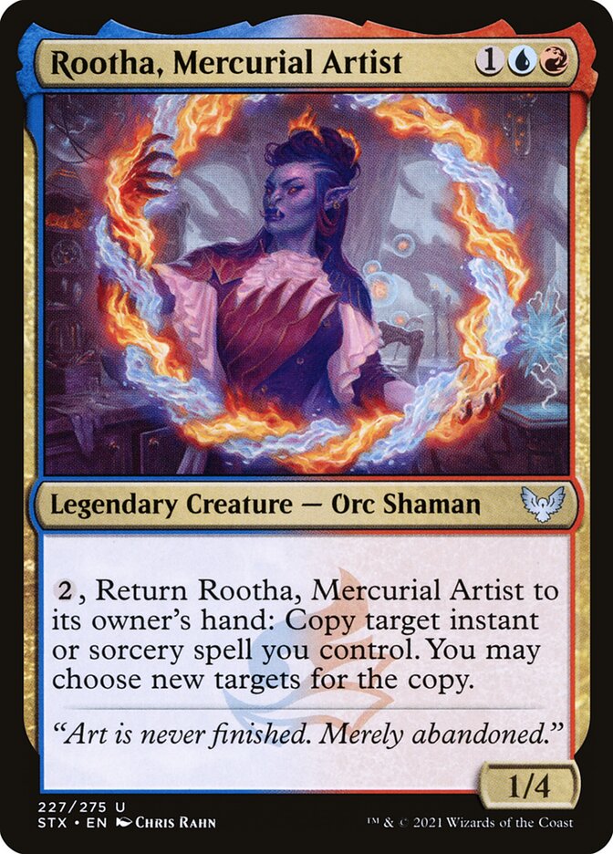 Rootha, Mercurial Artist [Strixhaven: School of Mages] (227)