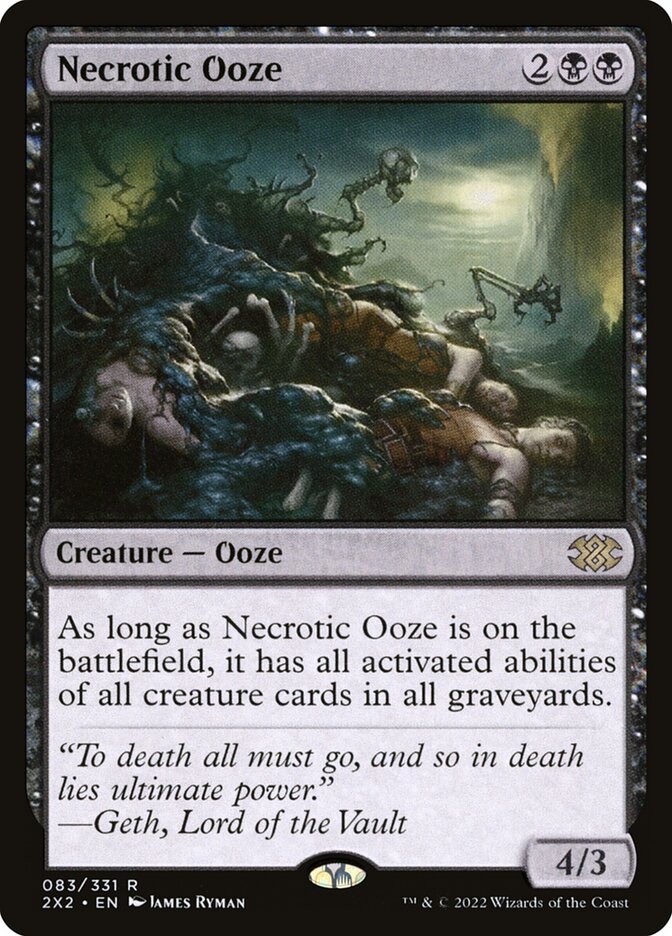Necrotic Ooze [Double Masters 2022] (83)