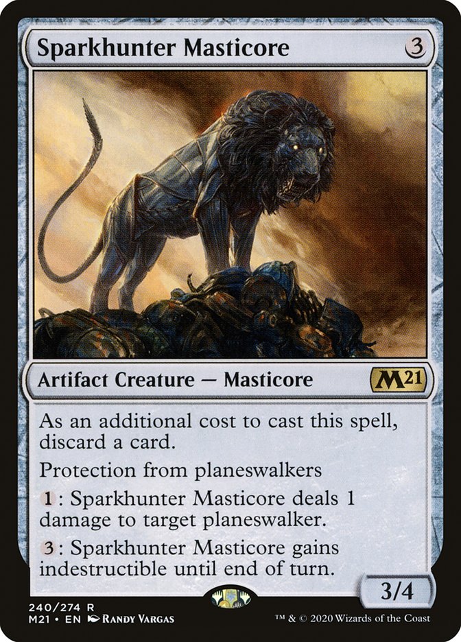 Sparkhunter Masticore [Core Set 2021] (240)
