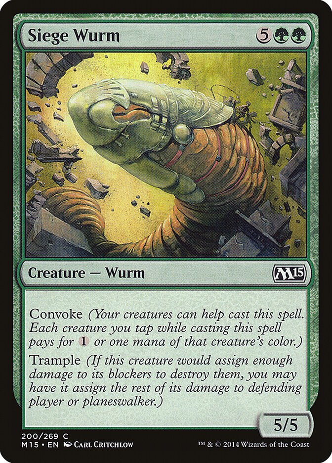 Siege Wurm [Magic 2015] (200)