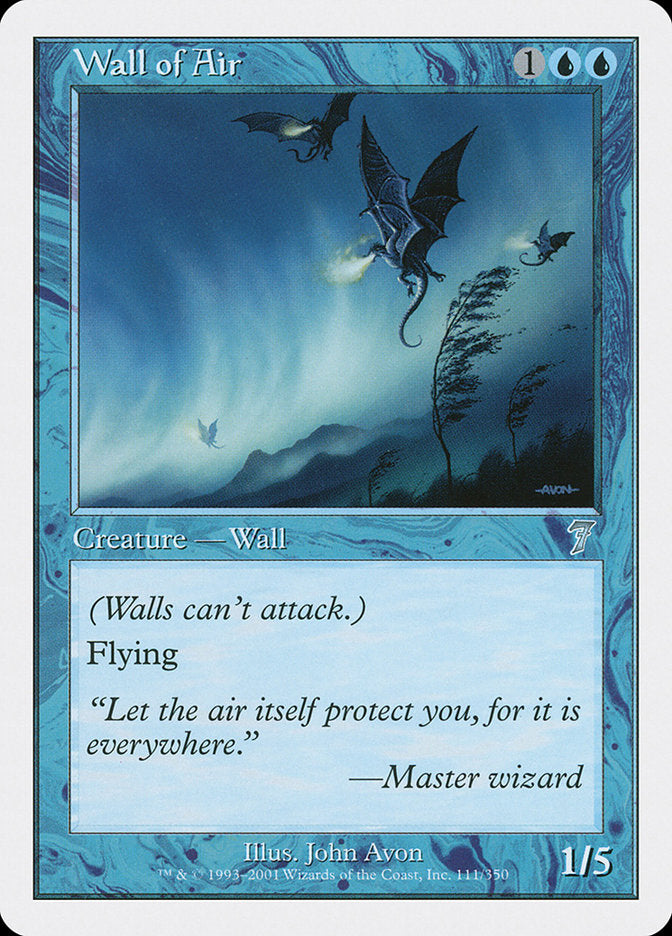 Wall of Air [Seventh Edition] (111)