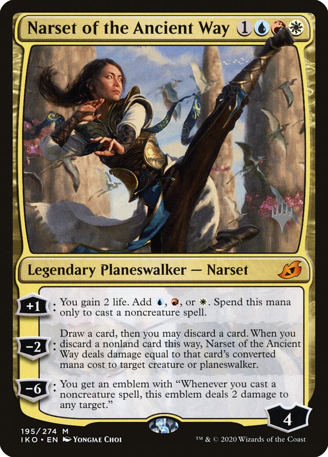 Narset of the Ancient Way [Ikoria: Lair of Behemoths Promos] (195p)