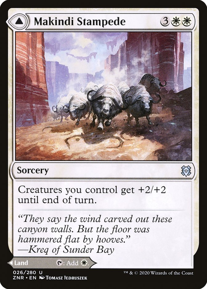 Makindi Stampede [Zendikar Rising] (26)