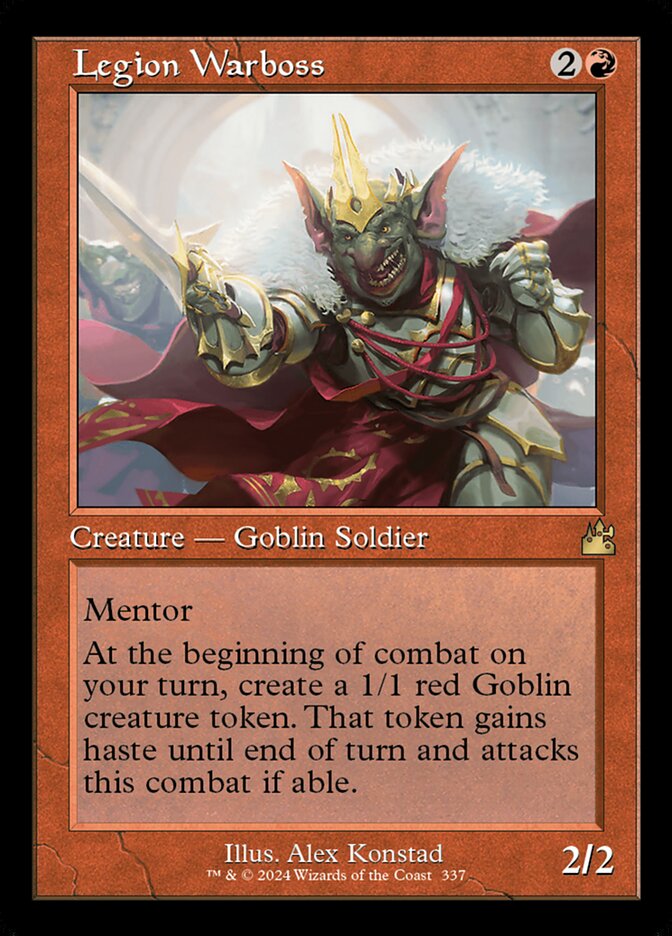 Legion Warboss [Ravnica Remastered] (337)