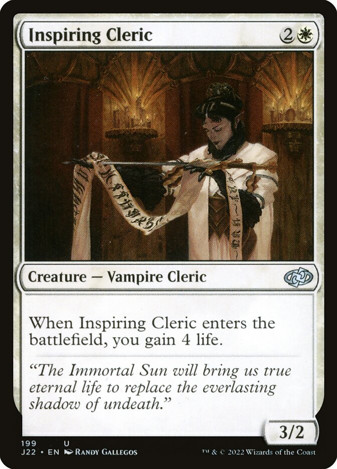 Inspiring Cleric [Jumpstart 2022] (199)