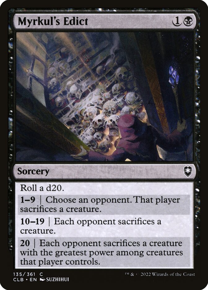 Myrkul's Edict [Commander Legends: Battle for Baldur's Gate] (135)