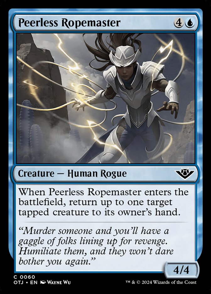 Peerless Ropemaster [Outlaws of Thunder Junction] (60)