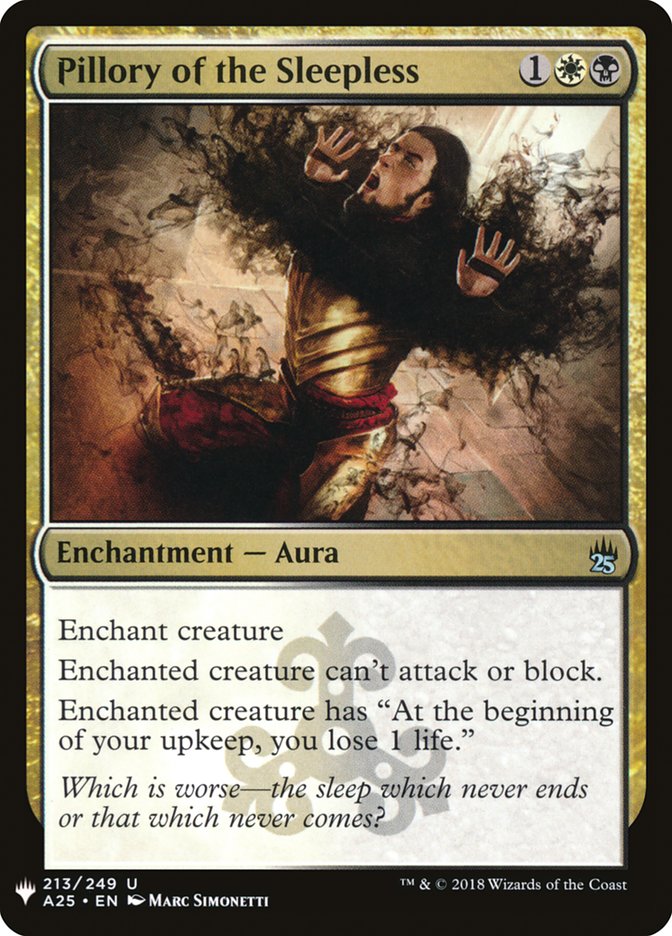 Pillory of the Sleepless [The List] (A25-213)