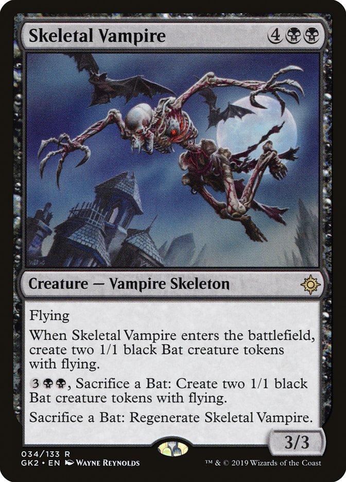 Skeletal Vampire [Guild Kit: Orzhov] (34)