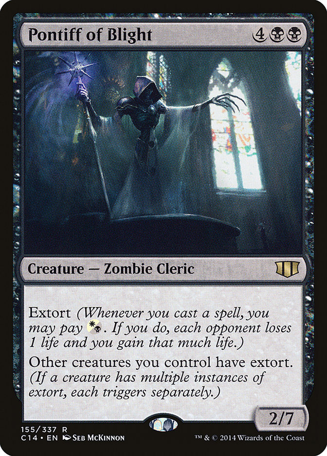 Pontiff of Blight [Commander 2014] (155)
