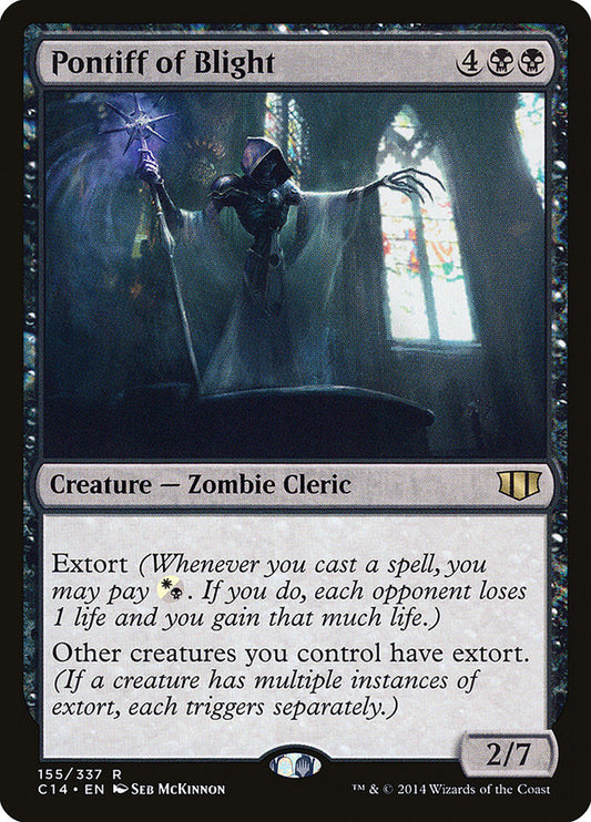 Pontiff of Blight [Commander 2014] (155)