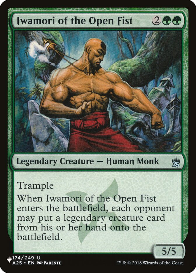 Iwamori of the Open Fist [The List] (A25-174)