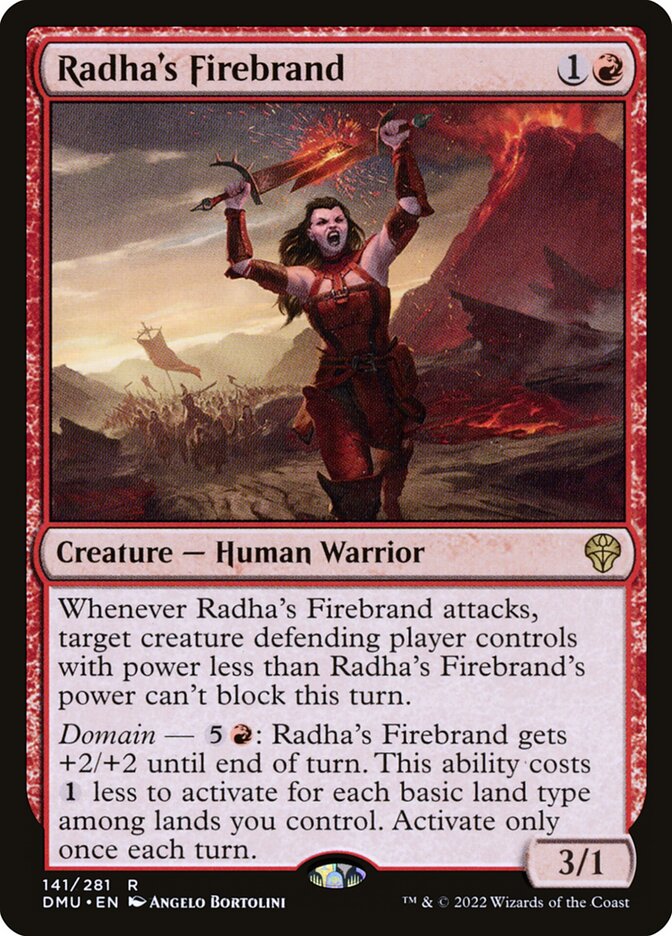 Radha's Firebrand [Dominaria United] (141)