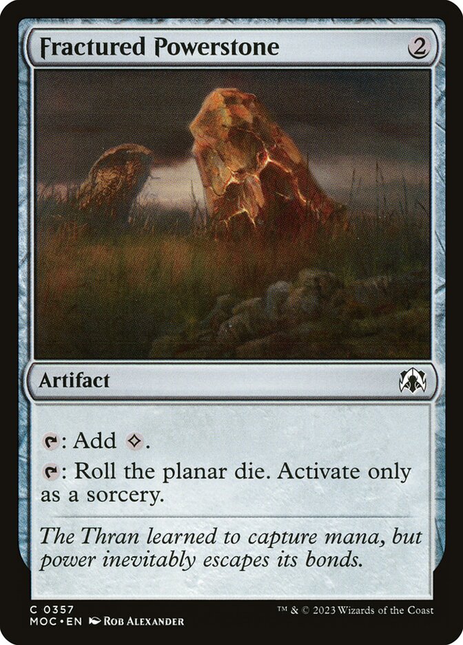 Fractured Powerstone [March of the Machine Commander] (357)
