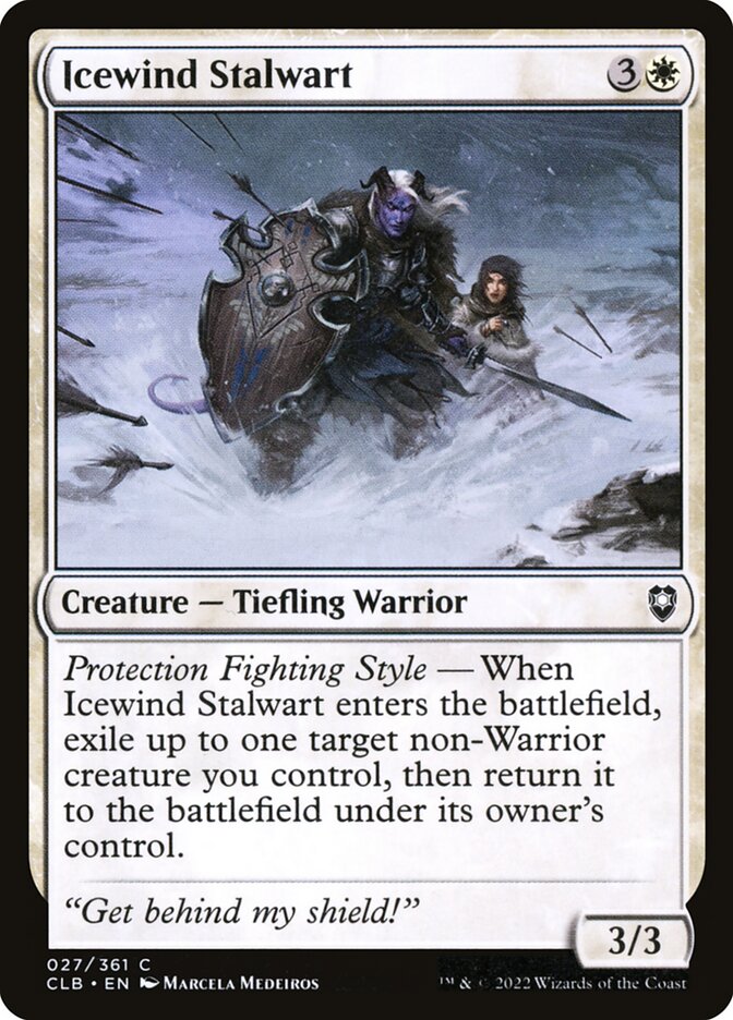 Icewind Stalwart [Commander Legends: Battle for Baldur's Gate] (27)