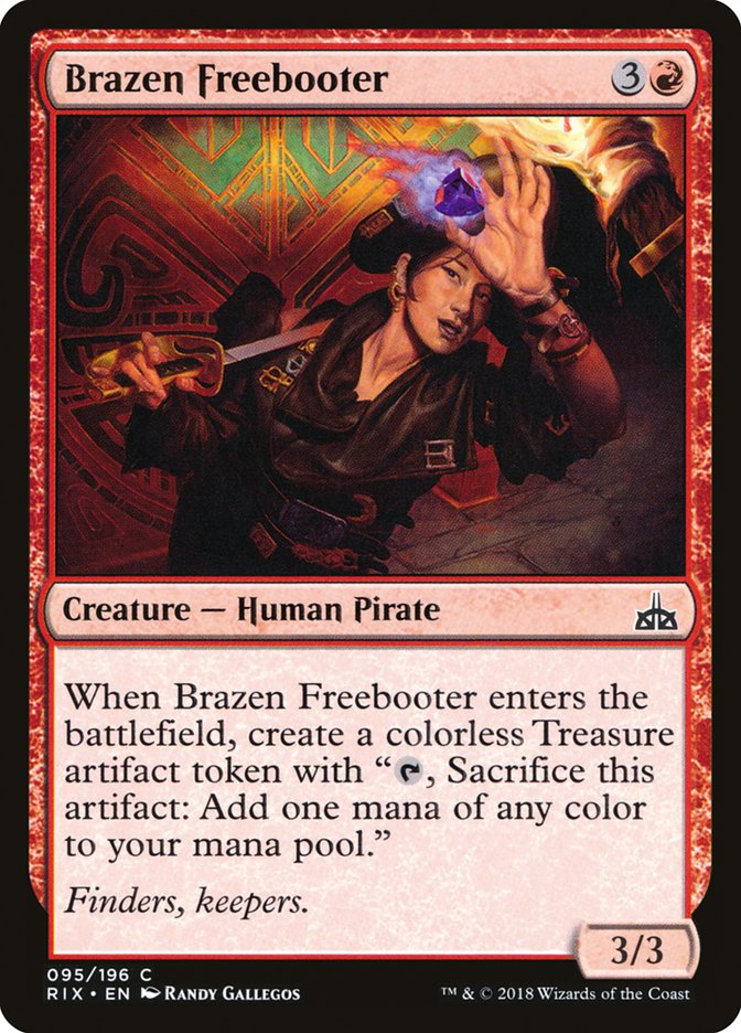 Brazen Freebooter [Rivals of Ixalan] (95)