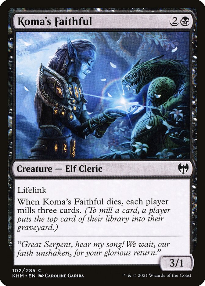 Koma's Faithful [Kaldheim] (102)