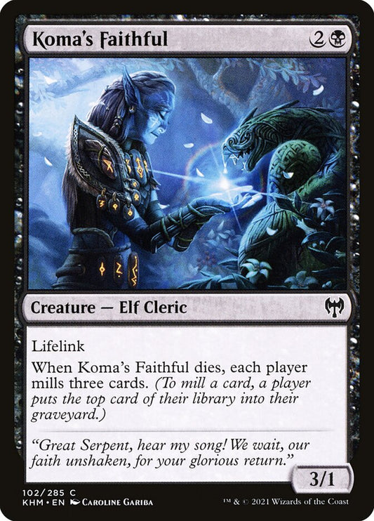 Koma's Faithful [Kaldheim] (102)