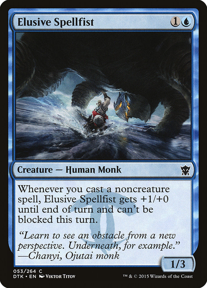 Elusive Spellfist [Dragons of Tarkir] (53)