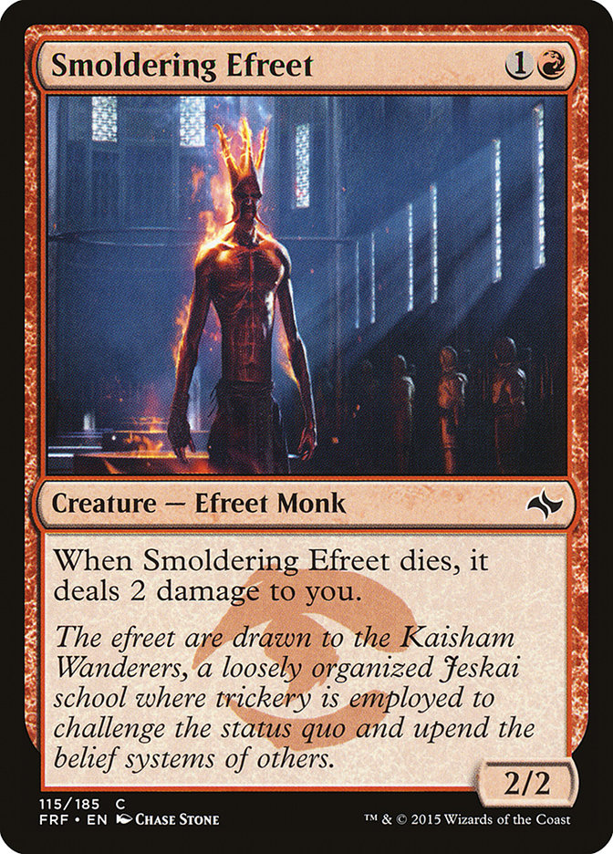 Smoldering Efreet [Fate Reforged] (115)