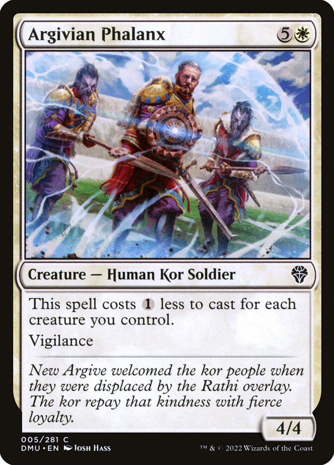 Argivian Phalanx [Dominaria United] (5)