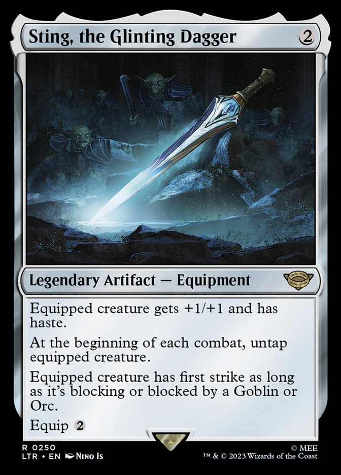 Sting, the Glinting Dagger [The Lord of the Rings: Tales of Middle-earth] (250)