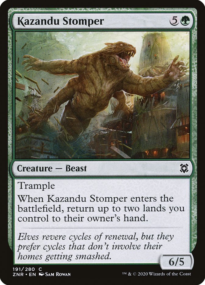 Kazandu Stomper [Zendikar Rising] (191)