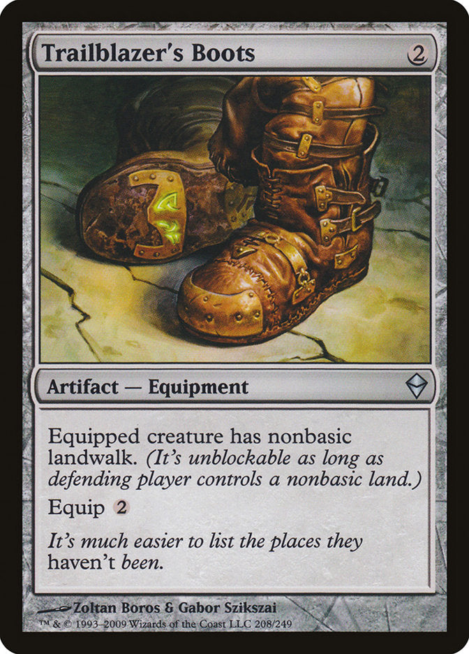 Trailblazer's Boots [Zendikar] (208)