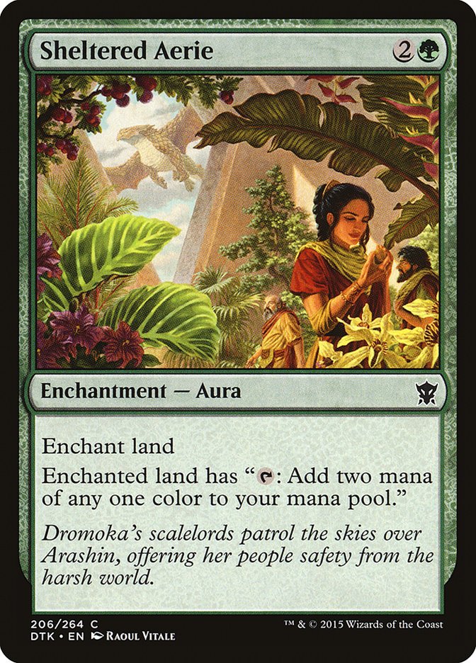 Sheltered Aerie [Dragons of Tarkir] (206)