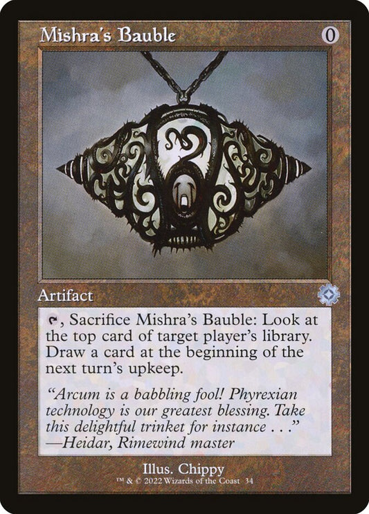 Mishra's Bauble [The Brothers' War Retro Artifacts] (34)