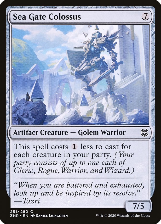Sea Gate Colossus [Zendikar Rising] (251)