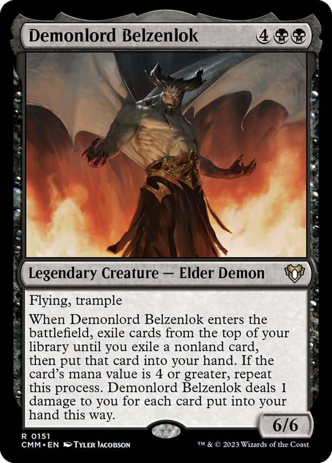 Demonlord Belzenlok [Commander Masters] (151)