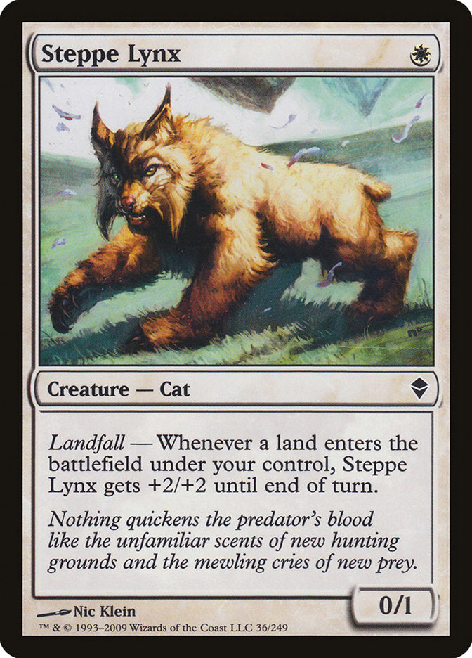 Steppe Lynx [Zendikar] (36)