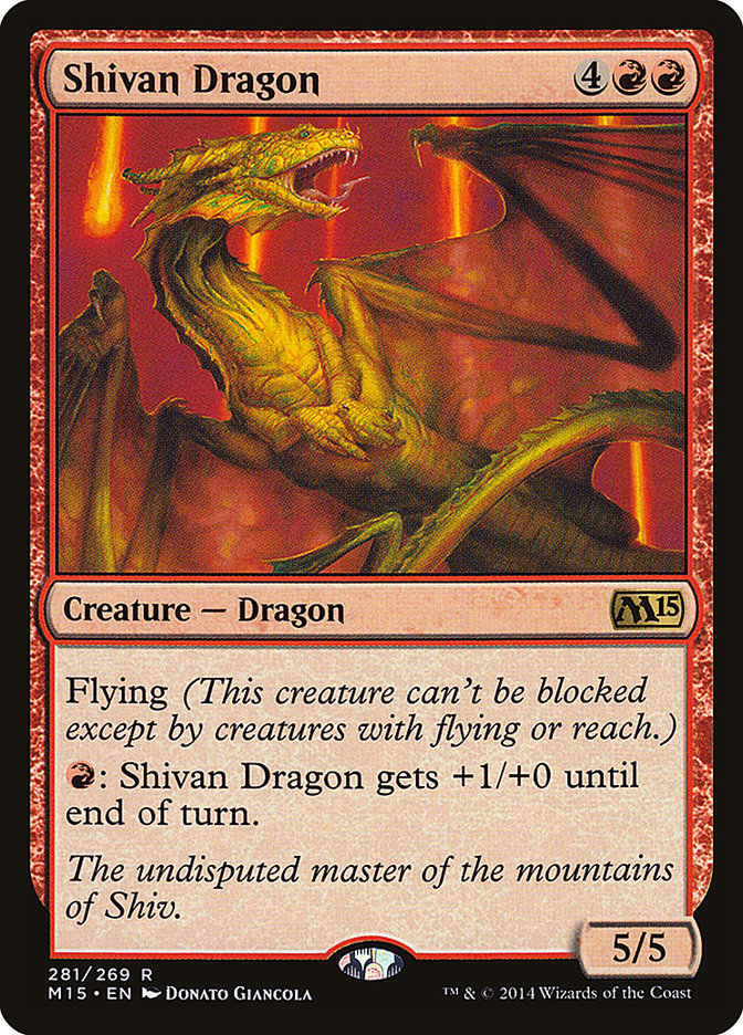 Shivan Dragon [Magic 2015] (281)