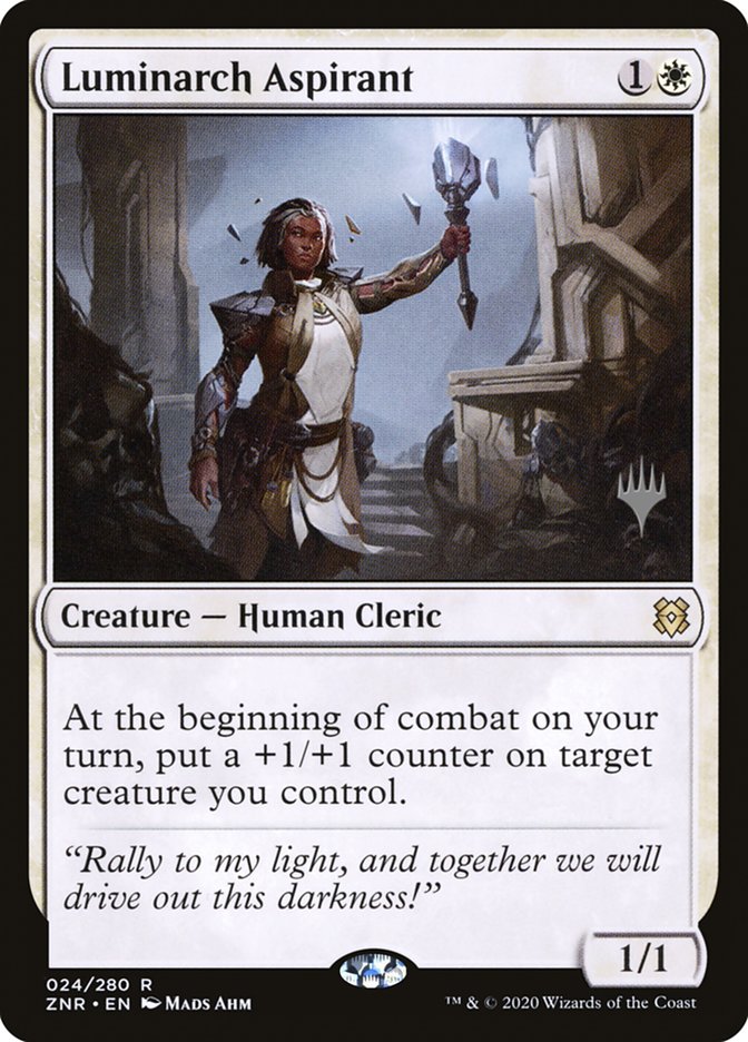 Luminarch Aspirant [Zendikar Rising Promos] (24p)