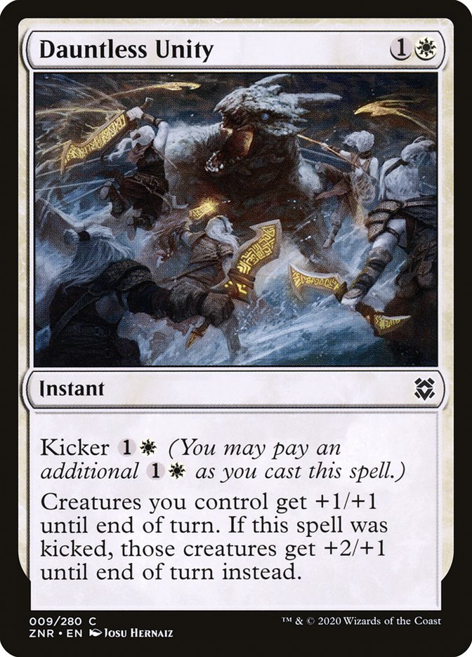 Dauntless Unity [Zendikar Rising] (9)