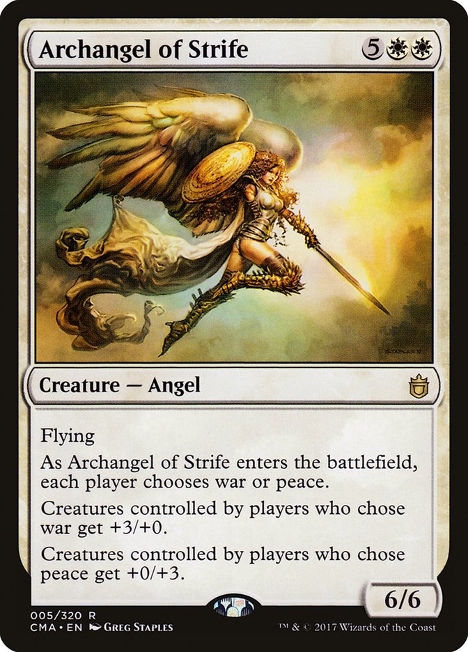 Archangel of Strife [Commander Anthology] (5)
