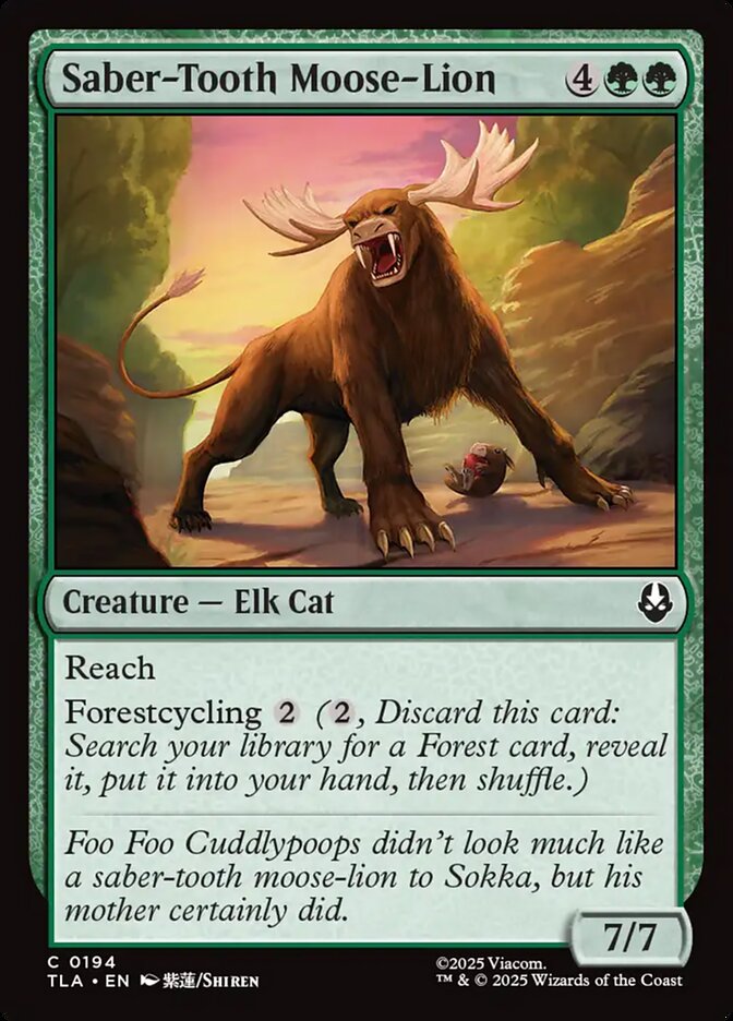 Saber-Tooth Moose-Lion [Avatar: The Last Airbender] (194)