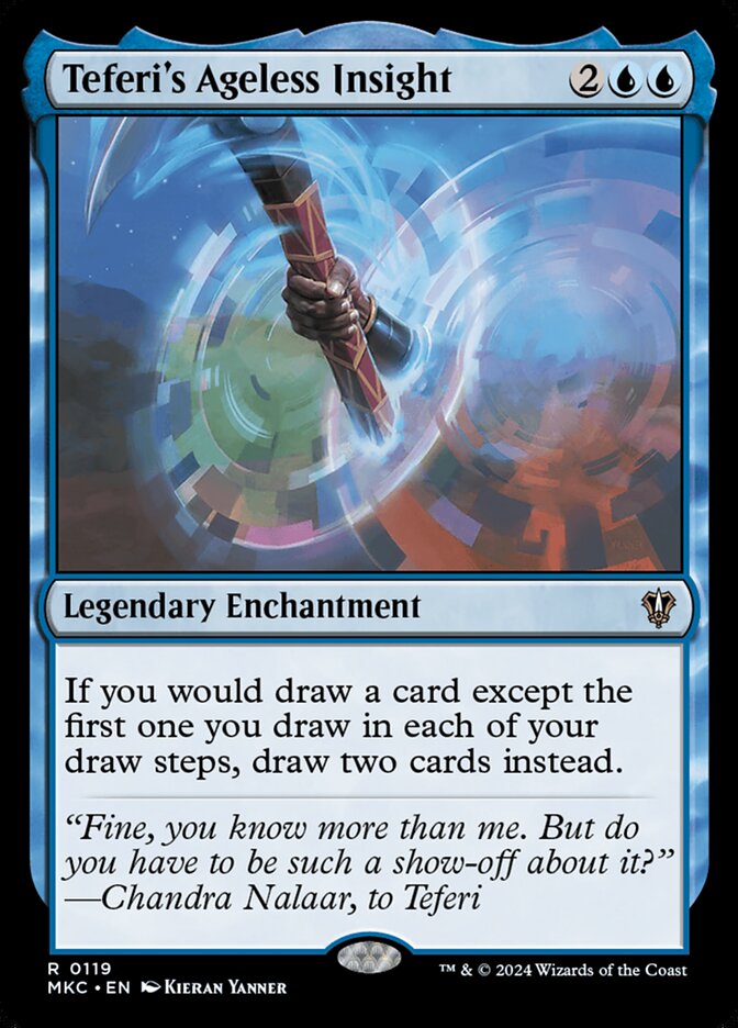 Teferi's Ageless Insight [Murders at Karlov Manor Commander] (119)